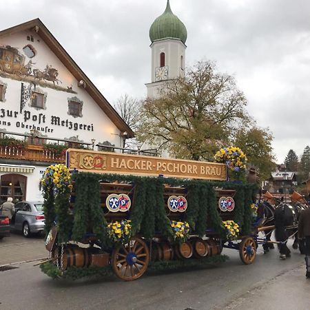 Metzgerei Gasthof Oberhauser - Hotel Zur Post Egling Eksteriør billede